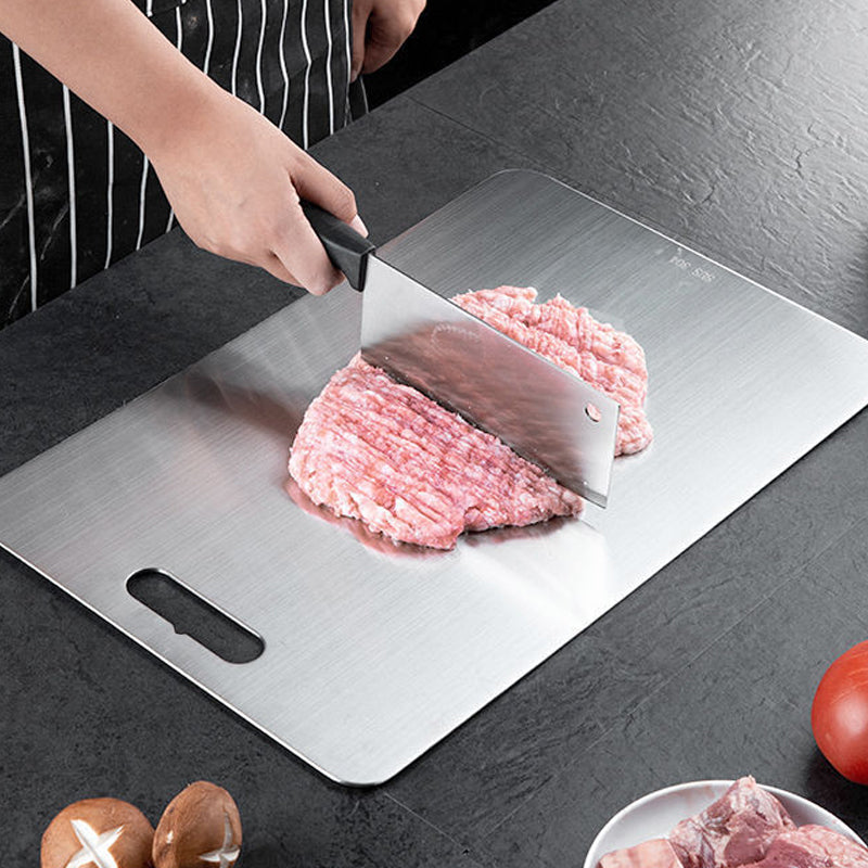 304 Stainless Steel Anti-bacterial and Anti-mold Double Sided Cutting Board