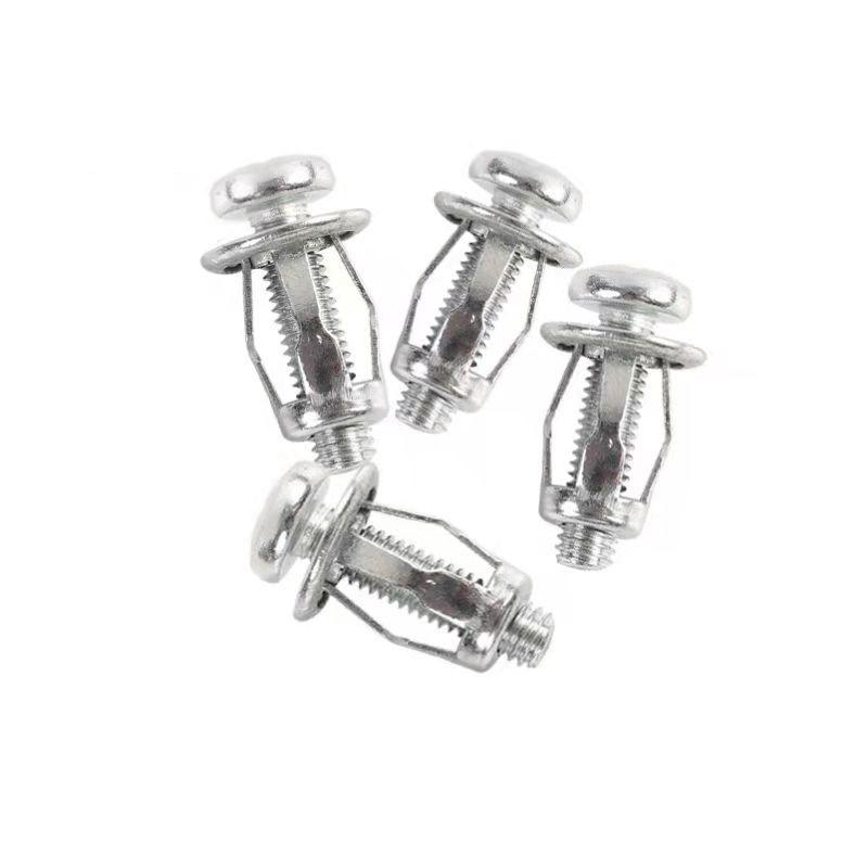 20 Pcs Jack Nuts Car Metal Screw Petal Nuts with Screw