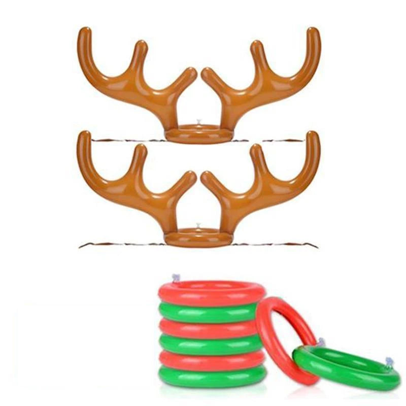 Christmas Reindeer Antler Ring Toss Game