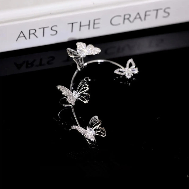 Zircon Butterfly Earrings