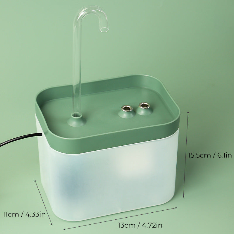 Automatic circulating water dispenser for pets