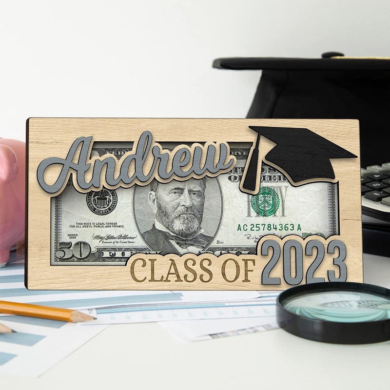 Personalized Graduation Cash Holder