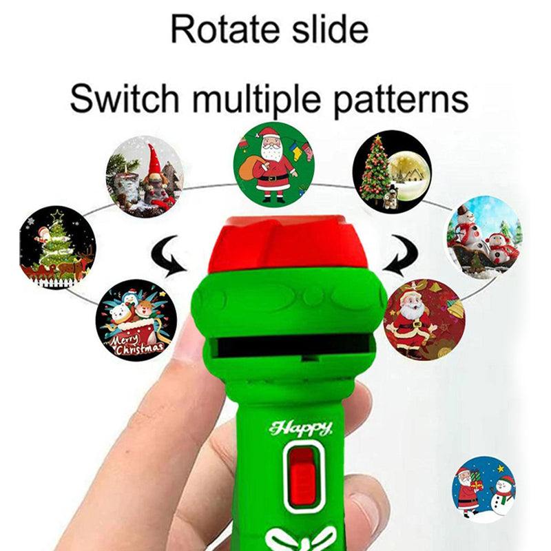 Christmas projection flashlight toy