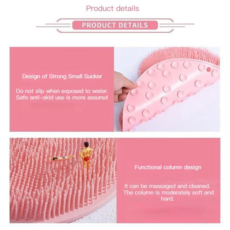 Shower Foot and Back Scrubber Massage Pad