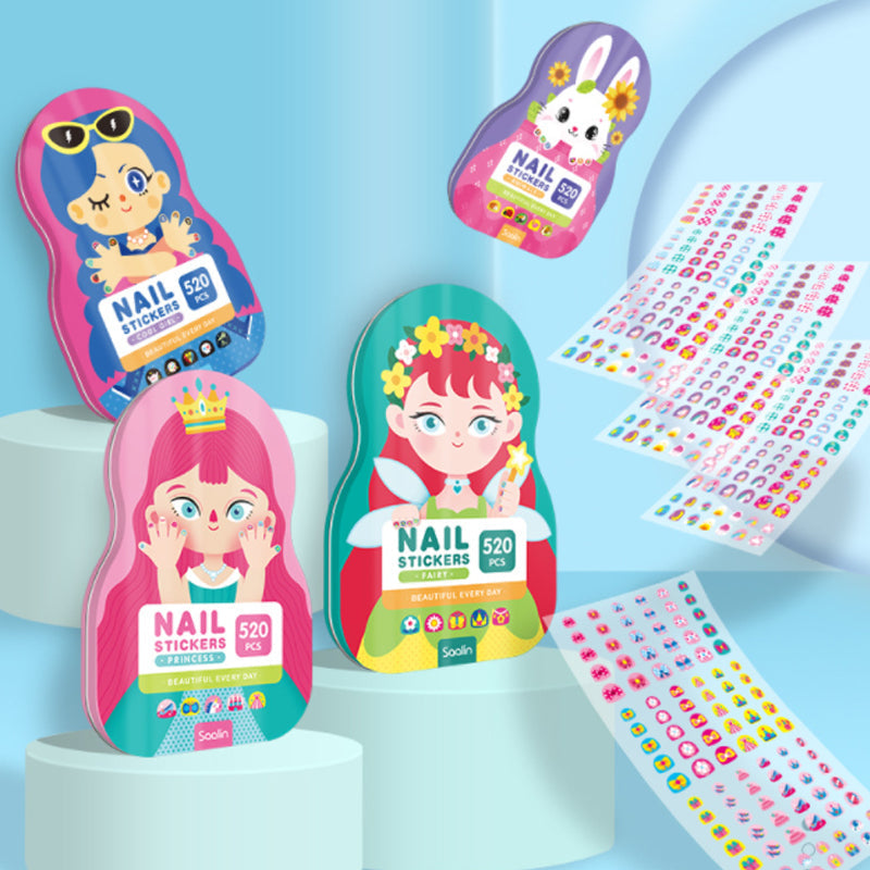 Kids Nail Stickers（520pcs ）