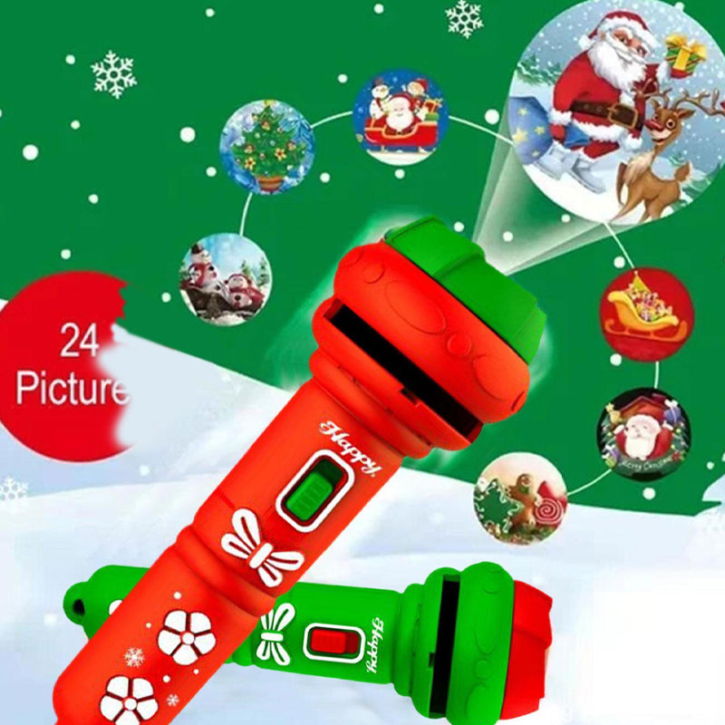 Christmas projection flashlight toy