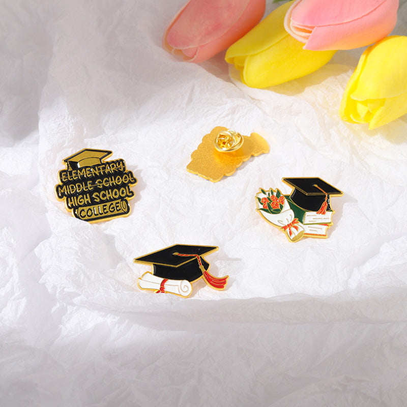 Graduation Season Metal Commemorative Pin