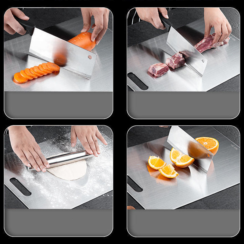 304 Stainless Steel Anti-bacterial and Anti-mold Double Sided Cutting Board