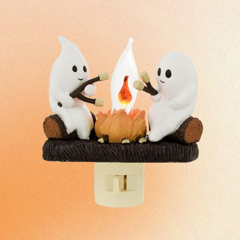 Ghost Bonfire Flashing Night Light