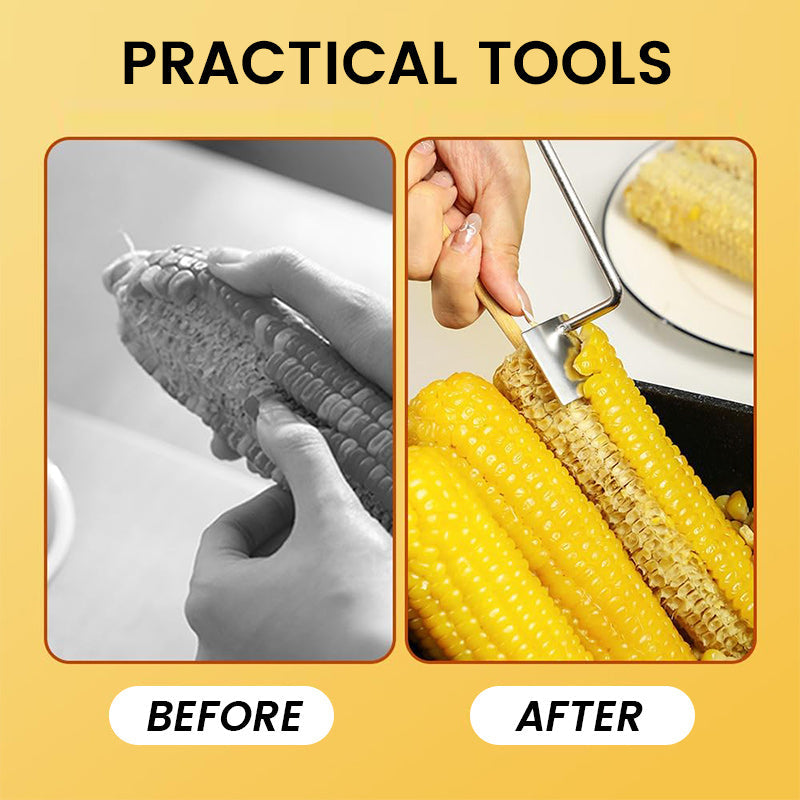 Corn kernel peeler