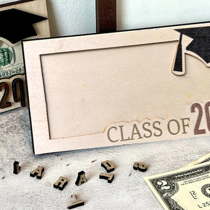 Personalized Graduation Cash Holder