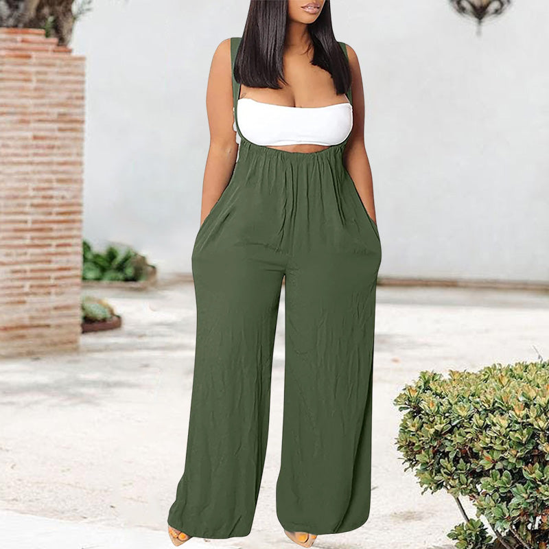 Soft Loose Solid Color Dreams Jumpsuit