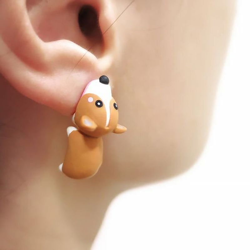 Cute Animal Bite Earrings