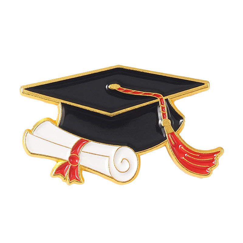 Graduation Season Metal Commemorative Pin