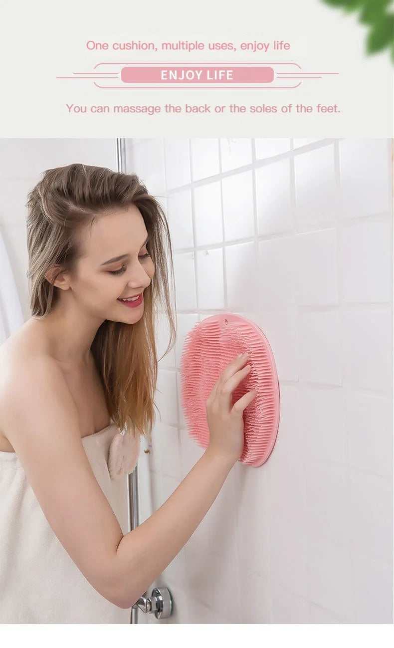 Shower Foot and Back Scrubber Massage Pad