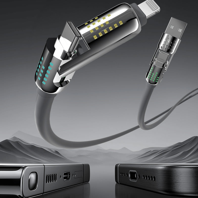 240W 4-in-1 Fast Charging Cable