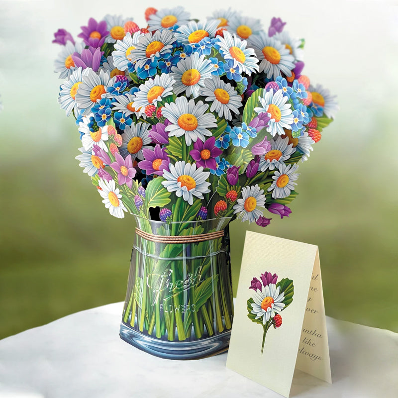 3D Bouquet Greeting Card