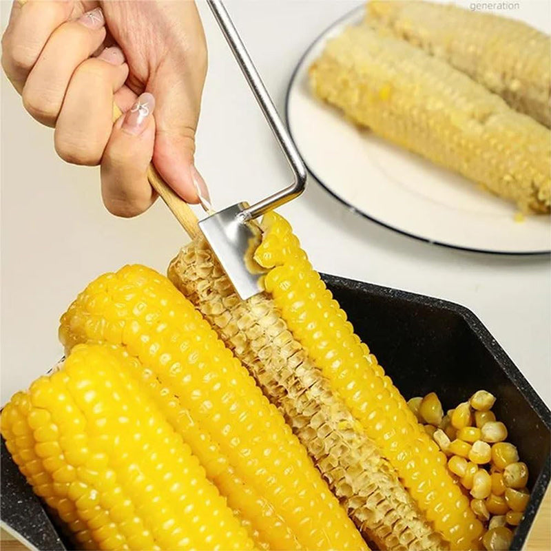 Corn kernel peeler