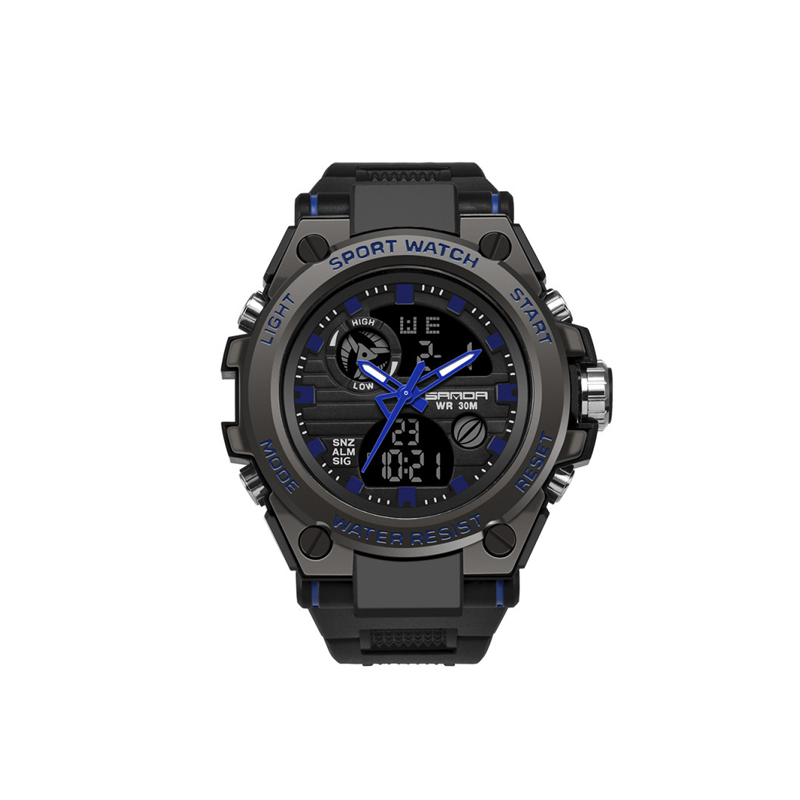 Men's  Double-display Waterproof Luminous Watch