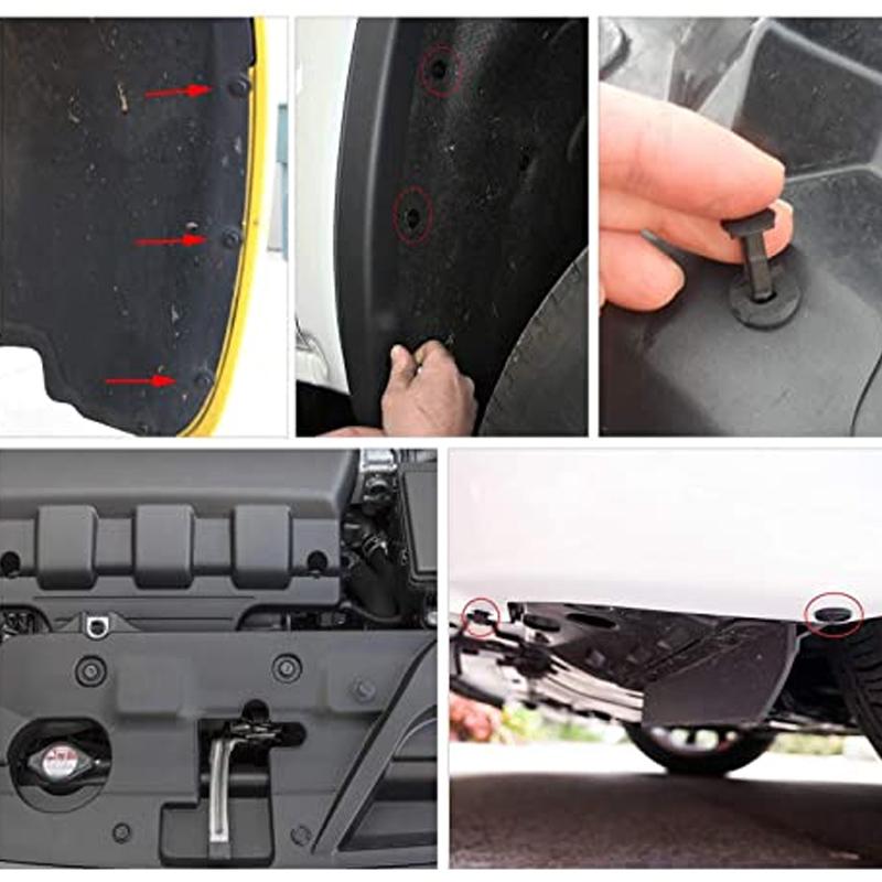 Universal Car Plastic Fender Fastener Clips (150 pcs)