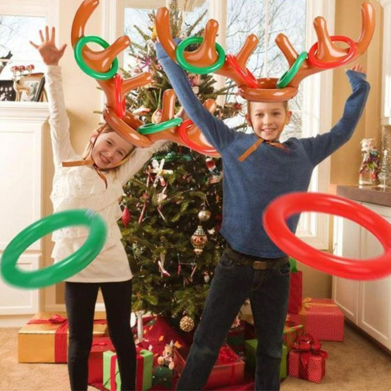 Christmas Reindeer Antler Ring Toss Game