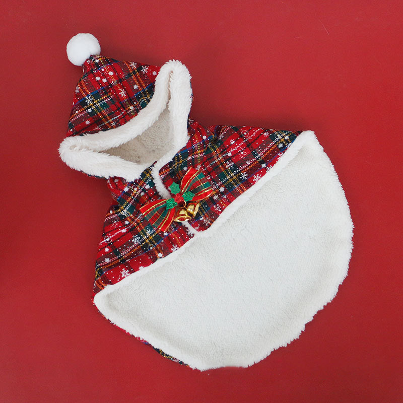 Pet Christmas Hooded Cape