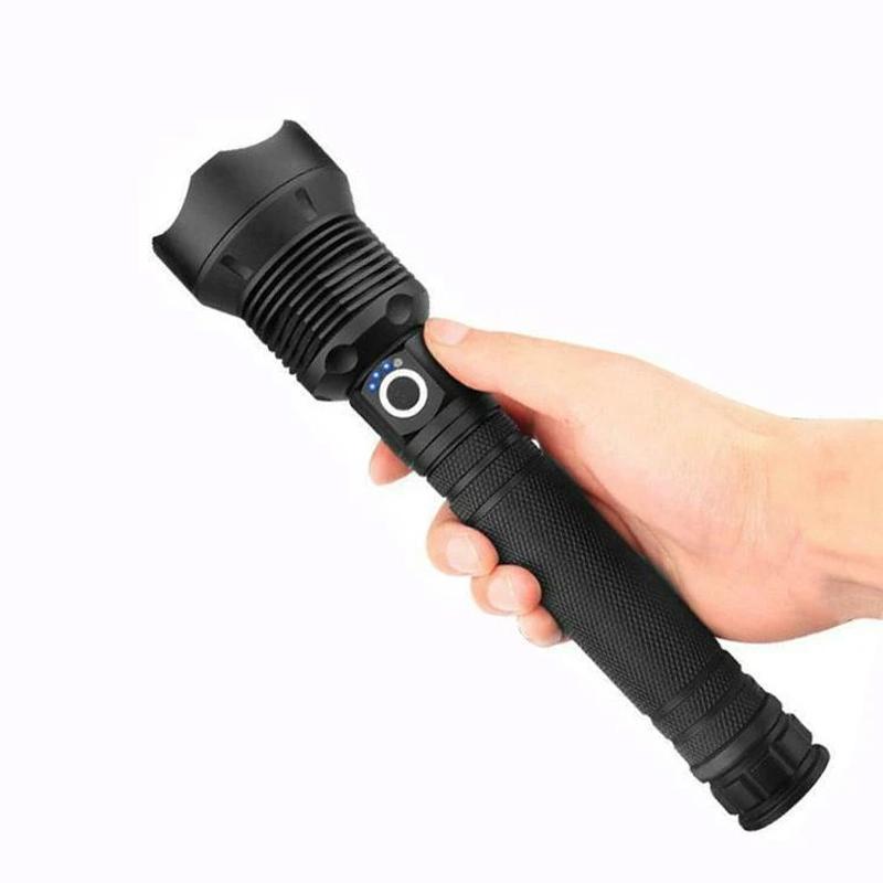 Powerful LED flashlight