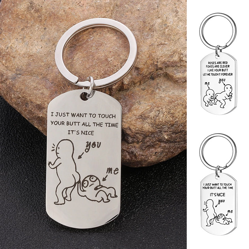 Valentine's Day Spoof Keychain