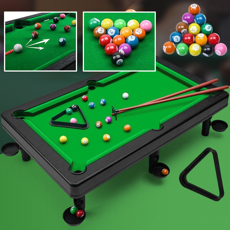 Mini pool table set