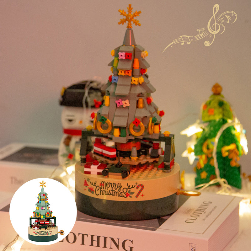 Building Block Christmas Tree Music Box