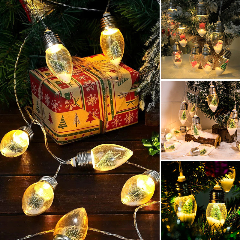 Christmas vintage decor string light - led bulbs string lights