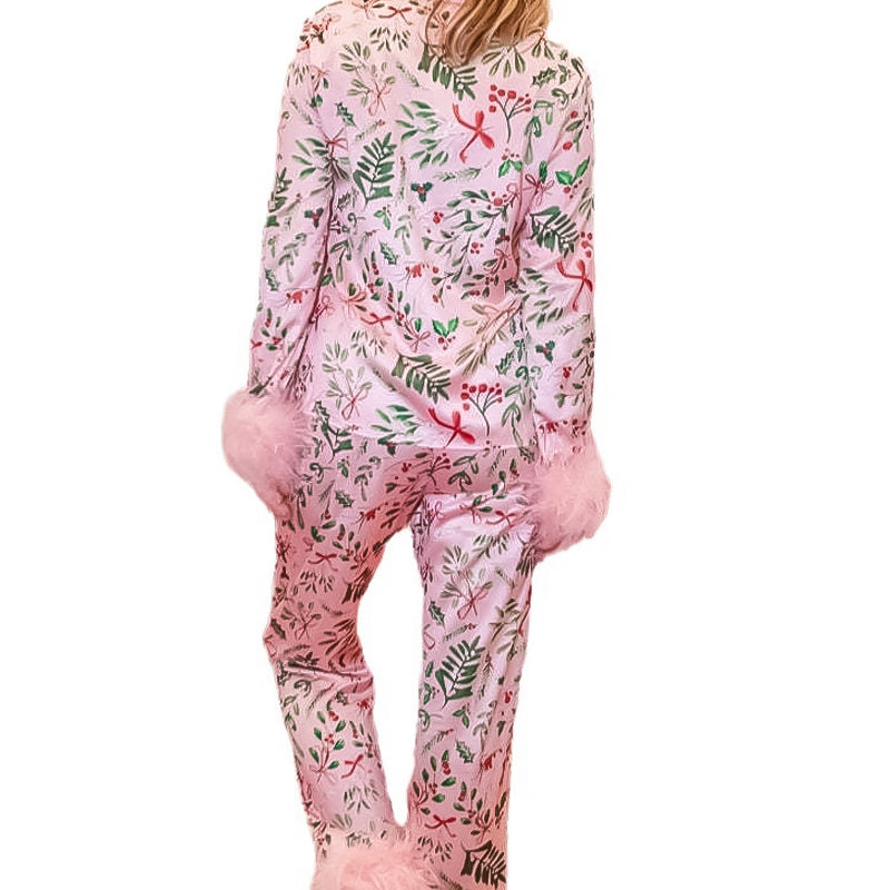 Printed pyjamas parent-child set