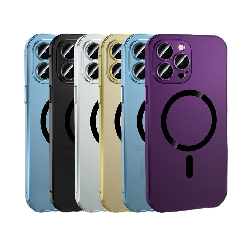 Magnetic Metal Snap-On iPhone Case