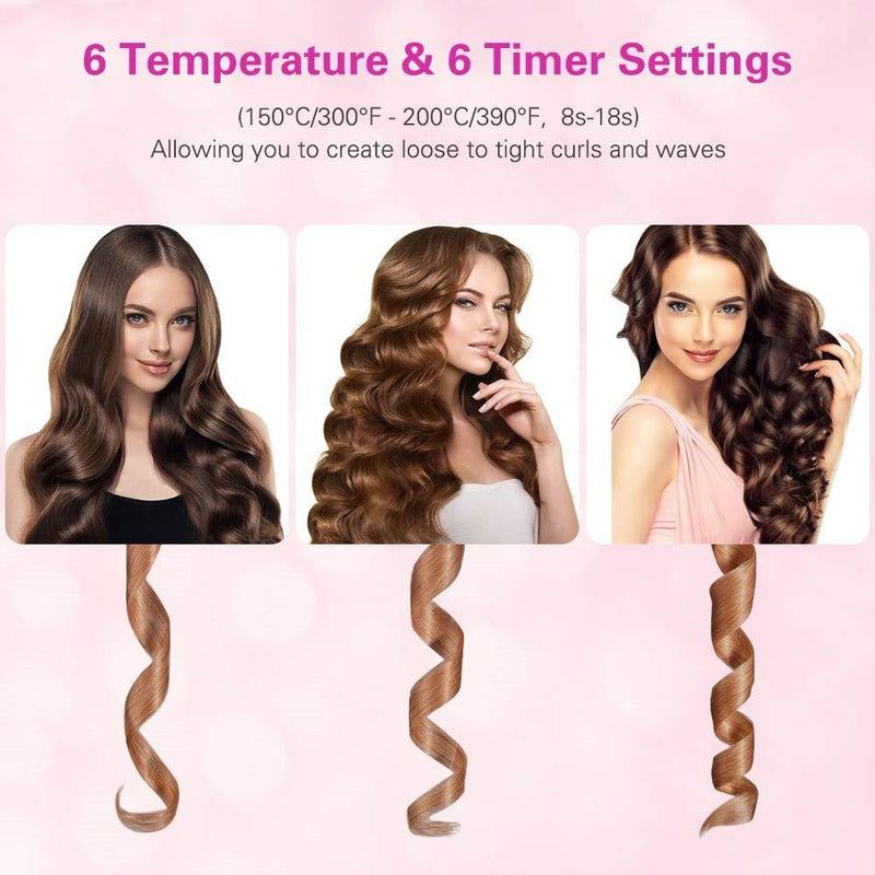 Wireless Auto Rotation Curling Iron