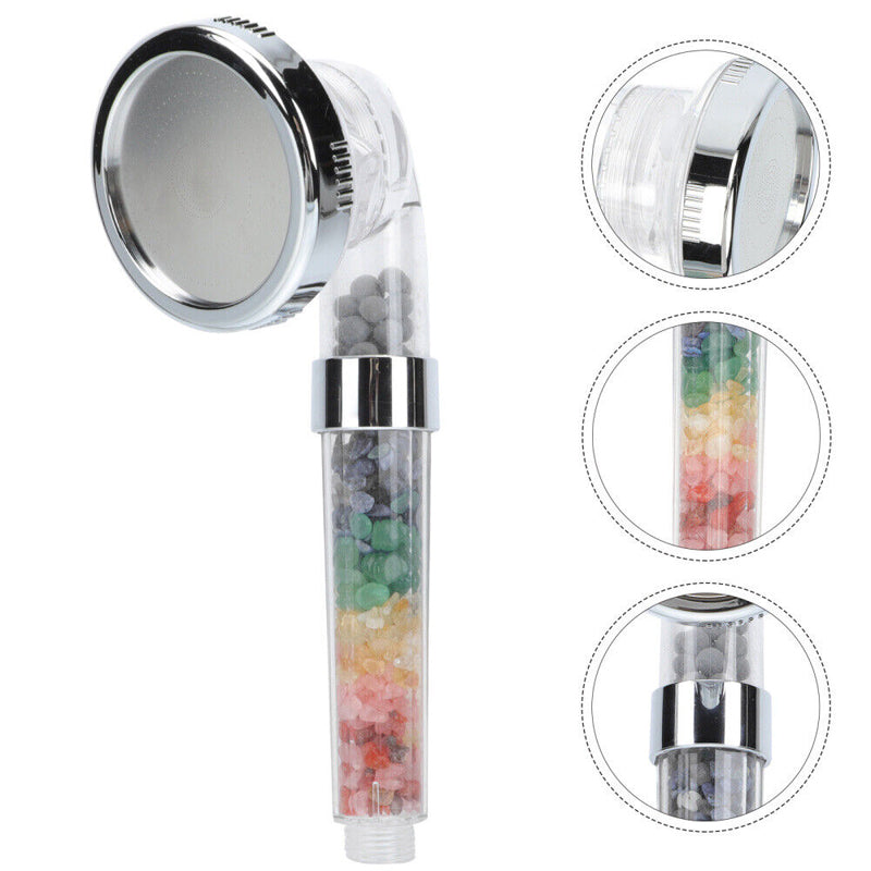 Crystal Gravel Shower Head Multi-Filter Shower Head