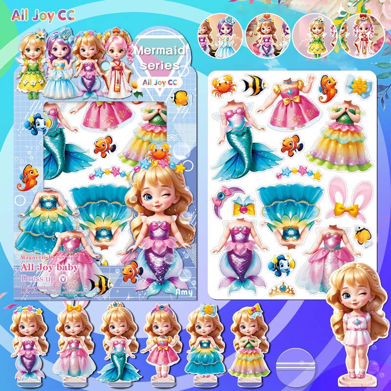 Magnetic Princess Dress-Up Stickers