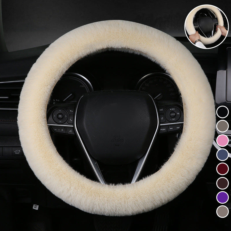 Universal Plush Car Steering Wheel Cover