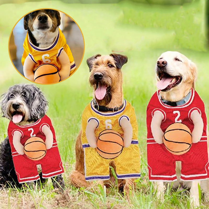 Dog Basketball Costume with Ball