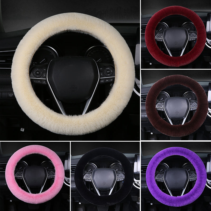 Universal Plush Car Steering Wheel Cover