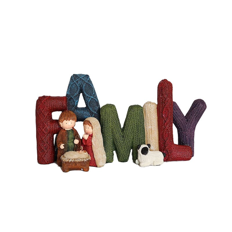 Handcrafts Family Nativity Statue