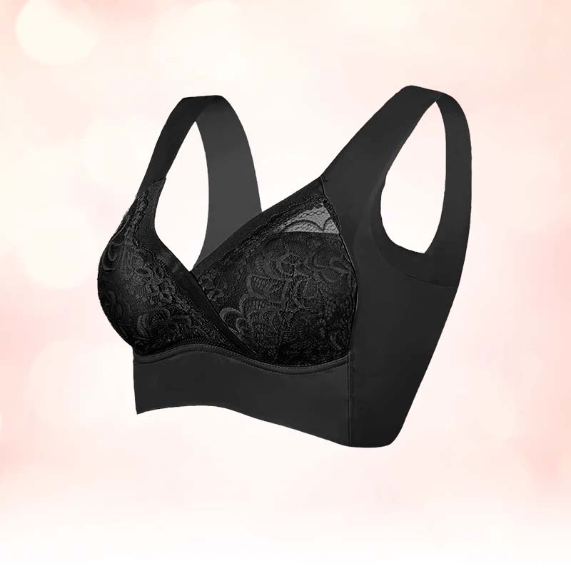 Seamless & Wireless Lift-Up Lace Bra