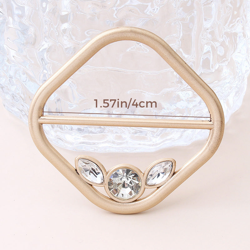 Classic All-match Pearl Rhinestone Buckles