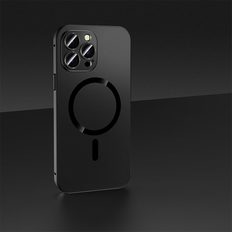 Magnetic Metal Snap-On iPhone Case