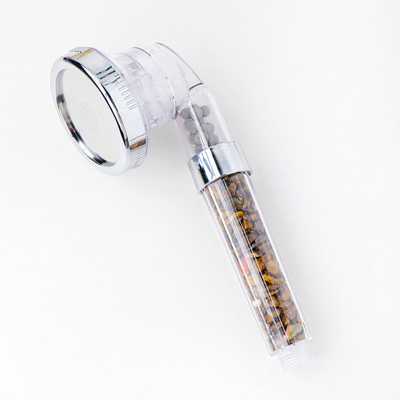 Crystal Gravel Shower Head Multi-Filter Shower Head